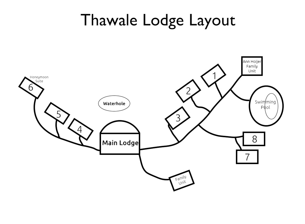 Thawale Lodge layout